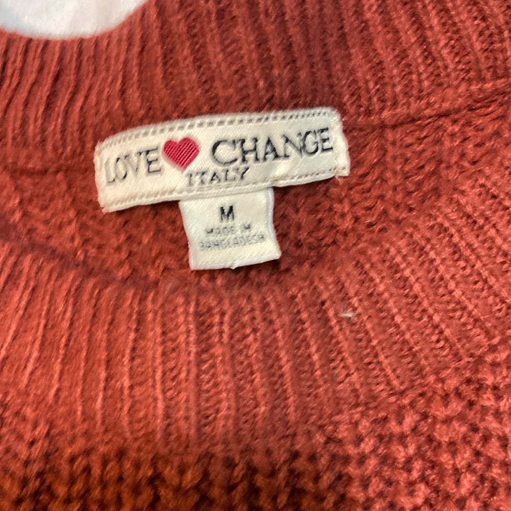 Women's Sweater - Rust - Picture 2 of 5